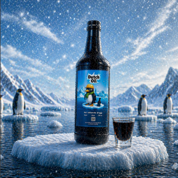 Bottle on iceberg